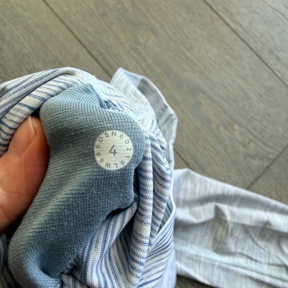 Lululemon Wunder Under HR Tight in Wee Are From Space Sheer Blue Chambray Size 4 - Picture 4 of 6